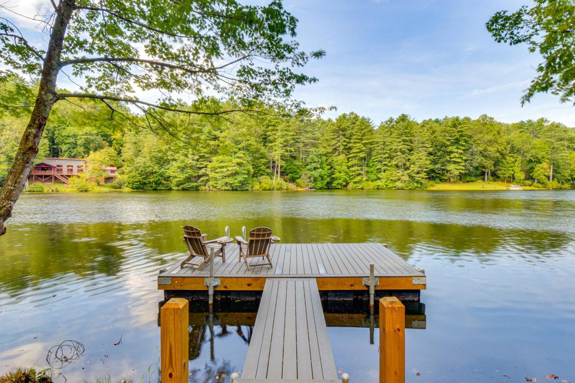 Willa Sapphire Lakefront Cabin With Dock, Kayaks And Canoe! Zewnętrze zdjęcie