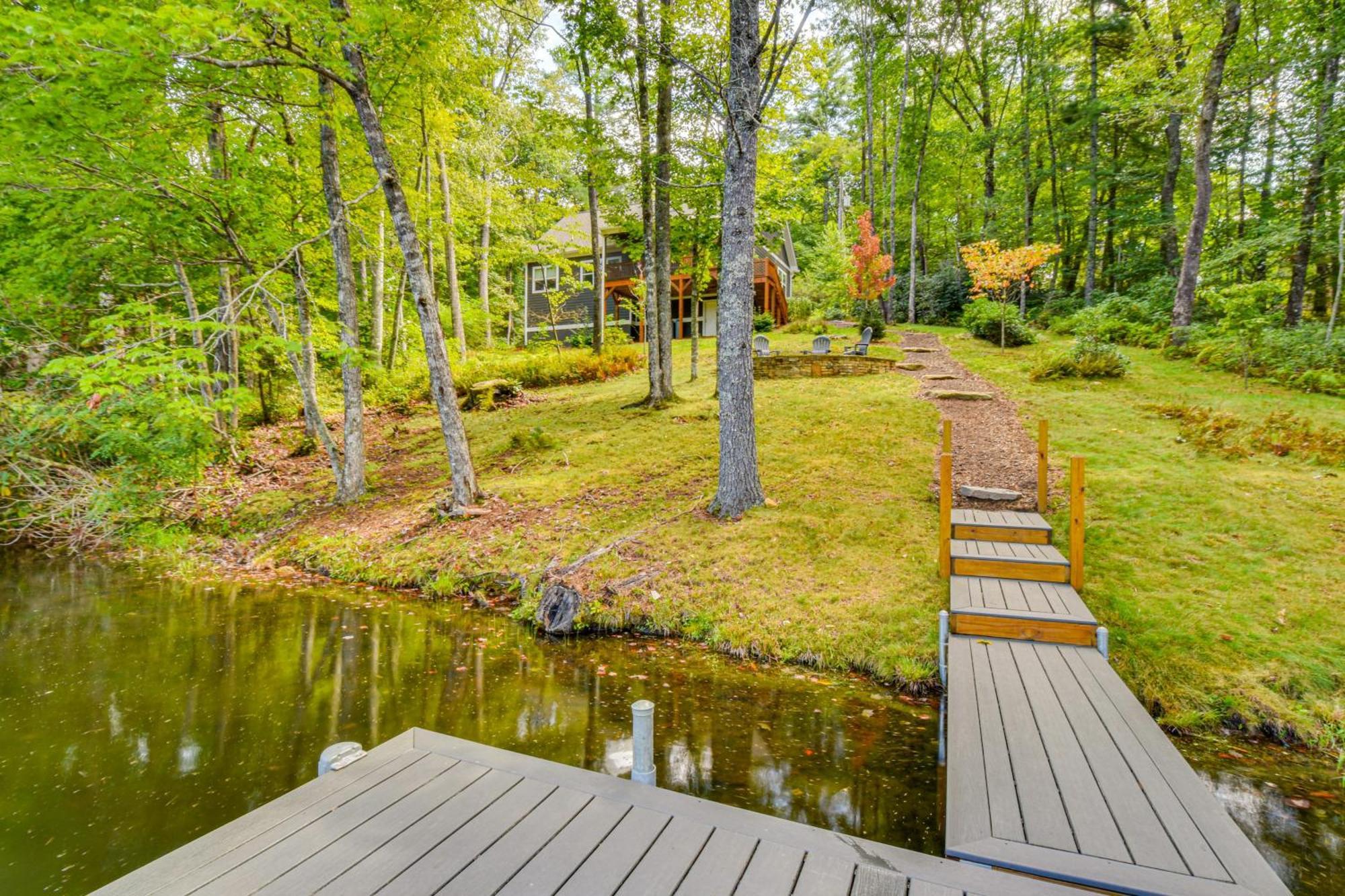 Willa Sapphire Lakefront Cabin With Dock, Kayaks And Canoe! Zewnętrze zdjęcie