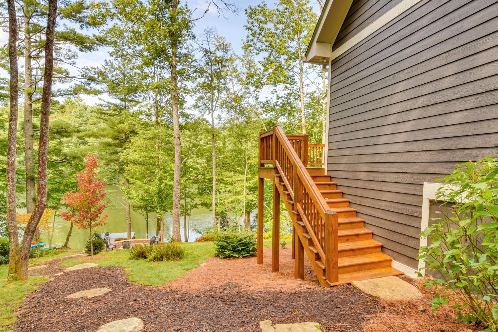 Willa Sapphire Lakefront Cabin With Dock, Kayaks And Canoe! Zewnętrze zdjęcie